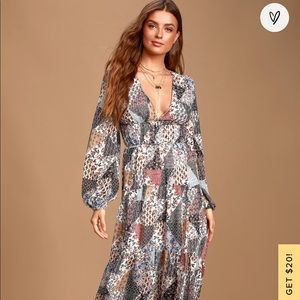 Lulus maxi dress